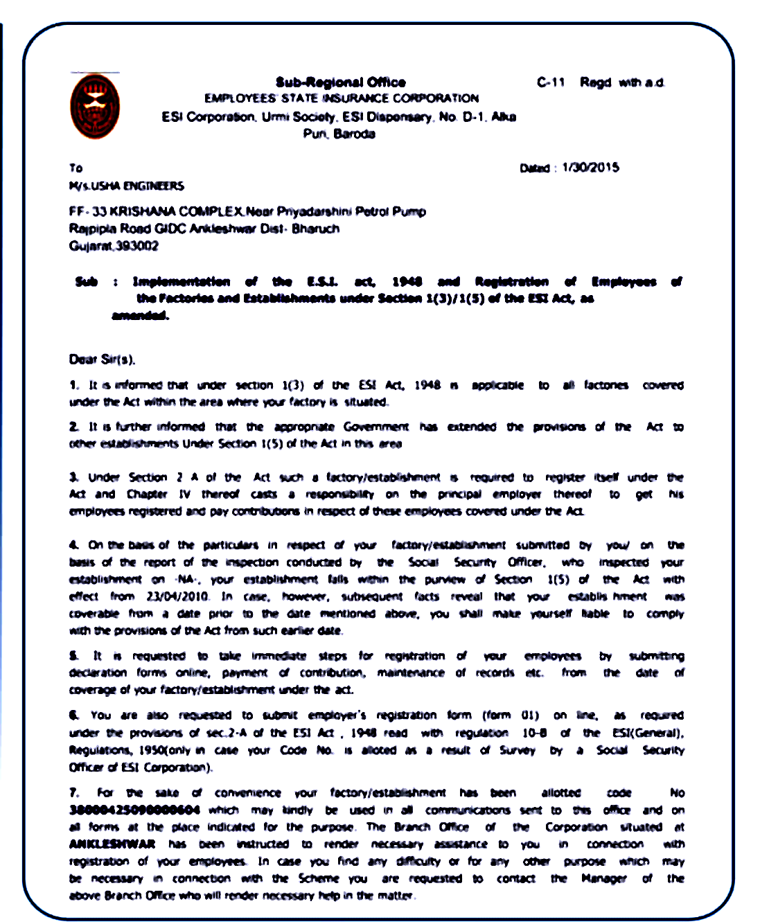 Registration Document 10